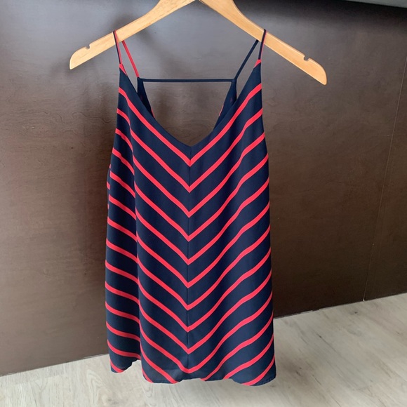 LOFT Tops - Loft Nautical Stripe Strappy Back Cami Top